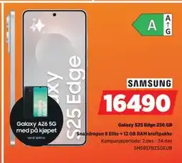 POWER Galaxy S25 Edge 256 GB, NOK 16490 tilbud