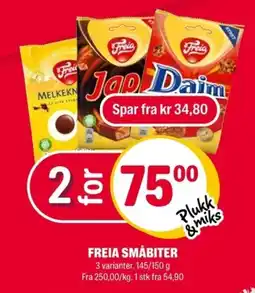 Coop Extra FREIA Småbiter tilbud