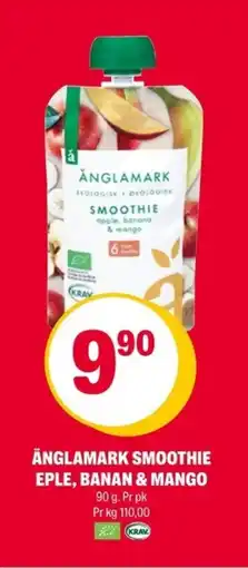 Coop Extra ÄNGLAMARK Smoothie eple, banan & mango tilbud