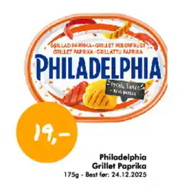 Havaristen PHILADELPHIA Grillet paprika tilbud