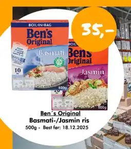 Havaristen BEN'S ORIGINAL Basmati-/ jasmin ris tilbud