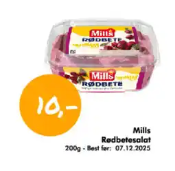 Havaristen MILLS Rødbetesalat tilbud