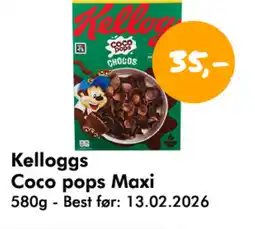 Havaristen KELLOGGS Coco pops maxi tilbud