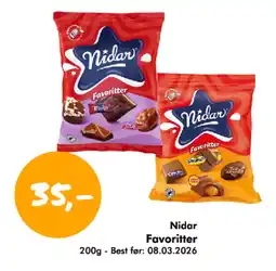 Havaristen NIDAR Favoritter tilbud