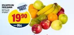 Coop Obs Eple/appelsin/ pare/banan tilbud