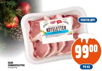 Coop Obs Gilde svinekoteletter tilbud