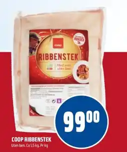 Coop Obs Coop ribbenstek tilbud