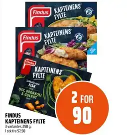 Coop Obs Findus kapteinens fylte tilbud