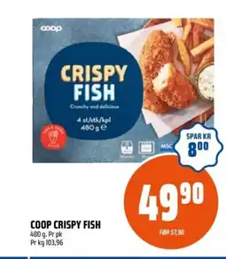 Coop Obs Coop crispy fish tilbud