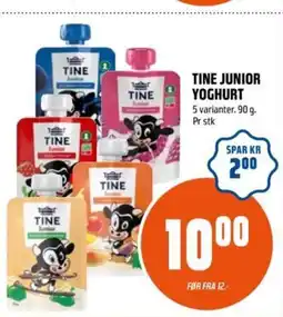 Coop Obs Tine junior yoghurt tilbud