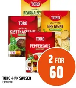 Coop Obs Toro 4-pk sauser tilbud