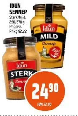 Coop Obs Idun sennep tilbud