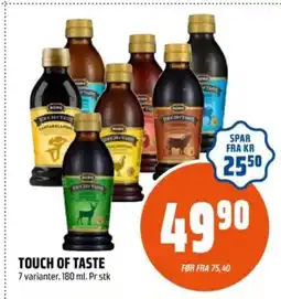 Coop Obs Touch of taste tilbud
