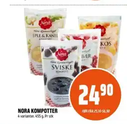 Coop Obs Nora kompotter tilbud