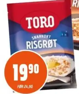 Coop Obs Toro snarkokt risgrøt tilbud