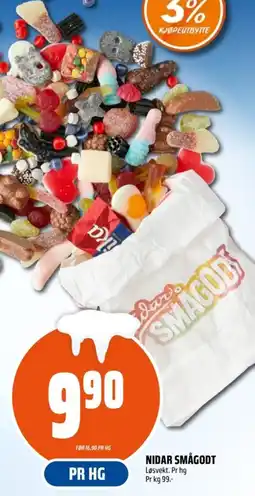 Coop Obs Nidar smågodt tilbud