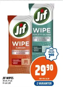 Coop Obs Jif wipes tilbud