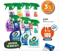 Coop Obs Jif spray tilbud