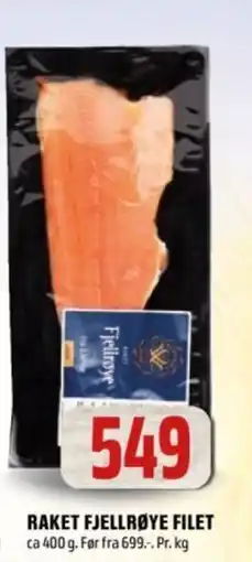 Coop Obs Raket fjellrøye filet tilbud