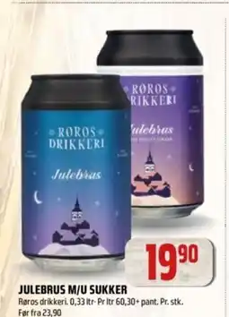 Coop Obs Julebrus m/u sukker tilbud