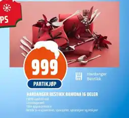 Coop Obs Hardanger bestikk ramona 16 deler tilbud