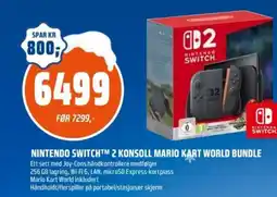 Coop Obs NINTENDO SWITCH™ 2 KONSOLL MARIO KART WORLD BUNDLE tilbud