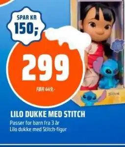 Coop Obs Lilo dukke med stitch tilbud