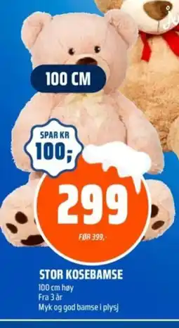 Coop Obs Stor kosebamse tilbud