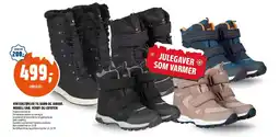 Coop Obs Vinterstøvler til barn og junior. modell snø, verøy og lofoten tilbud