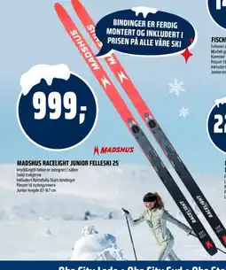 Coop Obs Madshus racelight junior felleski 25 tilbud