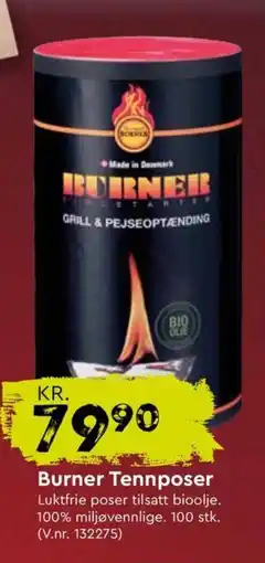Mekk Burner Tennposer tilbud