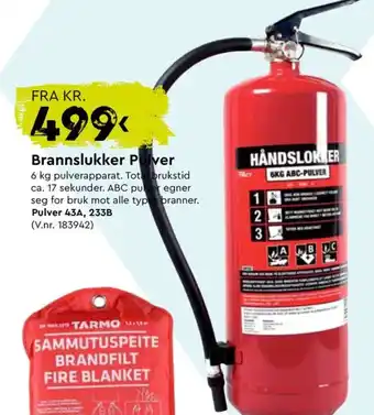 Mekk Brannslukker Pulver tilbud