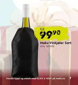 Mekk Maku Vinkjøler Sort tilbud