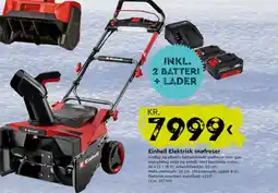 Mekk Einhell Elektrisk snøfreser tilbud