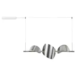 IKEA BackstÖrn led-pendellampe, dimbar/matt aluminium, 108 cm tilbud