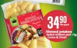 CC Mat Per pack almond potatoes boiled without peel green & fresh tilbud