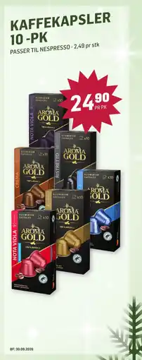 Holdbart Kaffekapsler 10-pk tilbud