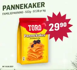 Holdbart FAMILIEPAKNING Pannekaker tilbud