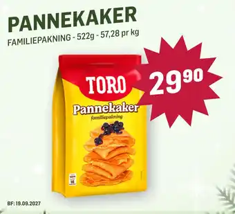 FAMILIEPAKNING Pannekaker