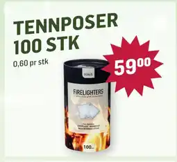 Holdbart Tennposer 100 stk tilbud