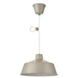 IKEA SjÖmakt Taklampe, beige/ask, 38 cm tilbud
