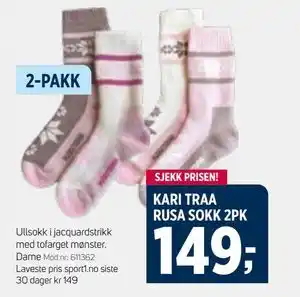 KARI TRAA RUSA SOKK 2PK