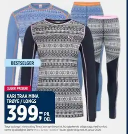 Sport 1 KARI TRAA MINA TRØYE / LONGS tilbud