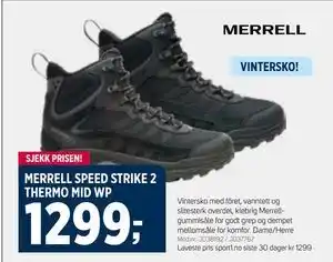 Sport 1 MERRELL SPEED STRIKE 2 THERMO MID WP tilbud