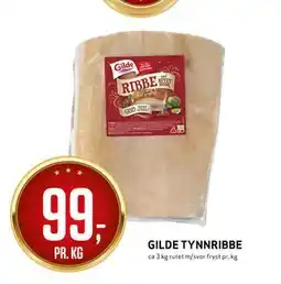 Bunnpris GILDE TYNNRIBBE tilbud