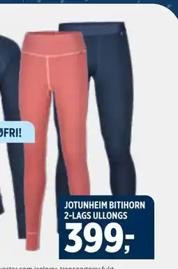 Sport 1 JOTUNHEIM BITIHORN 2-LAGS ULLONGS tilbud