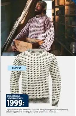 Sport 1 DEVOLD ORIGINAL ISLENDER ULLGENSER tilbud