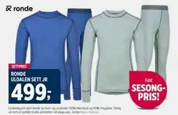 Sport 1 RONDE ULDALEN SETT JR tilbud