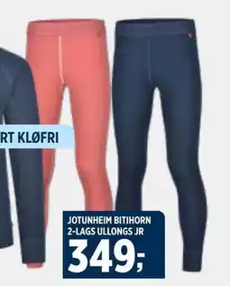 Sport 1 JOTUNHEIM BITIHORN 2-LAGS ULLONGS JR tilbud