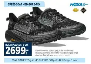 HOKA SPEEDGOAT 6 GTX